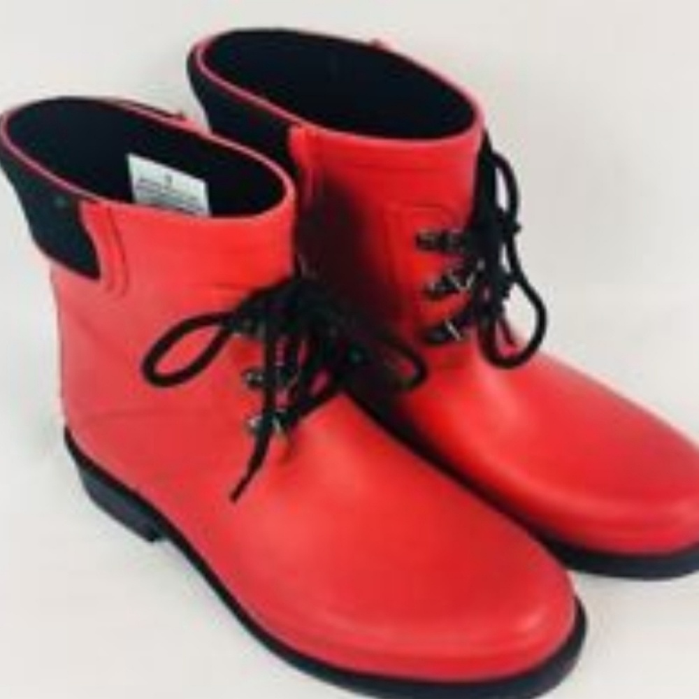 Red Briley Rainboots - Picture 2 of 5